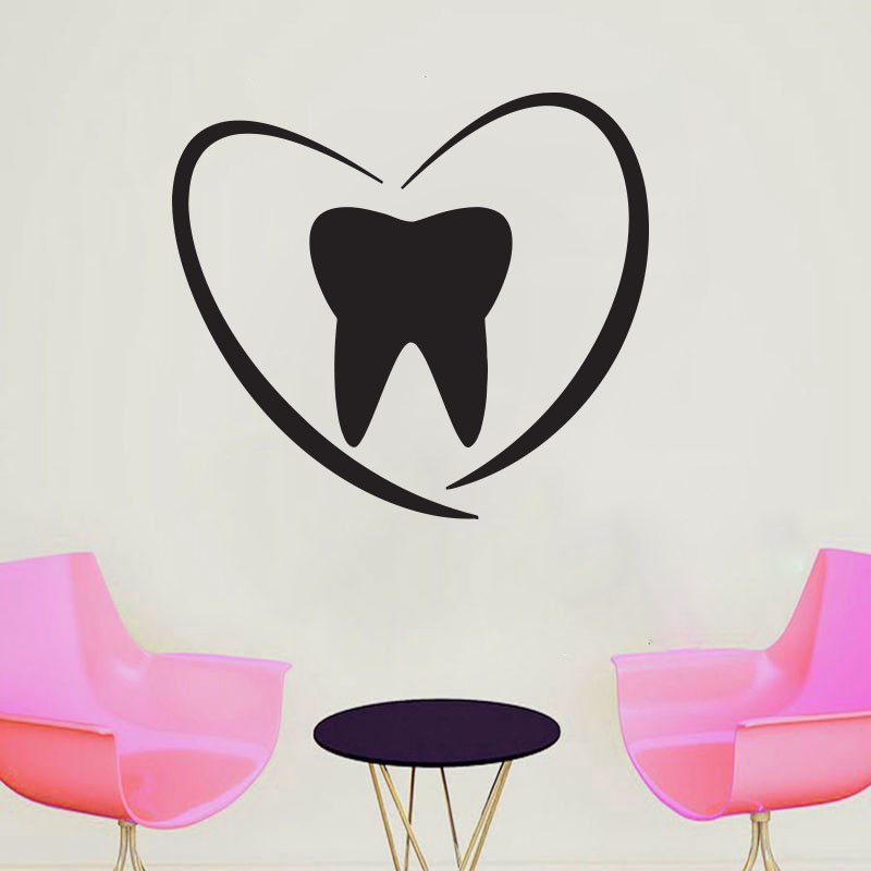 Jual Stiker Dinding Gigi Sticker Dental Dentist Smile Wall Sticker ...