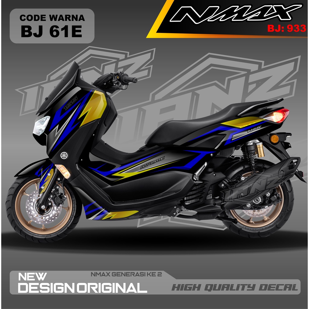 Jual STICKER VARIASI ALL NEW NMAX FULL BODY MOTOR/ DECAL FULL BODY NMAX ...
