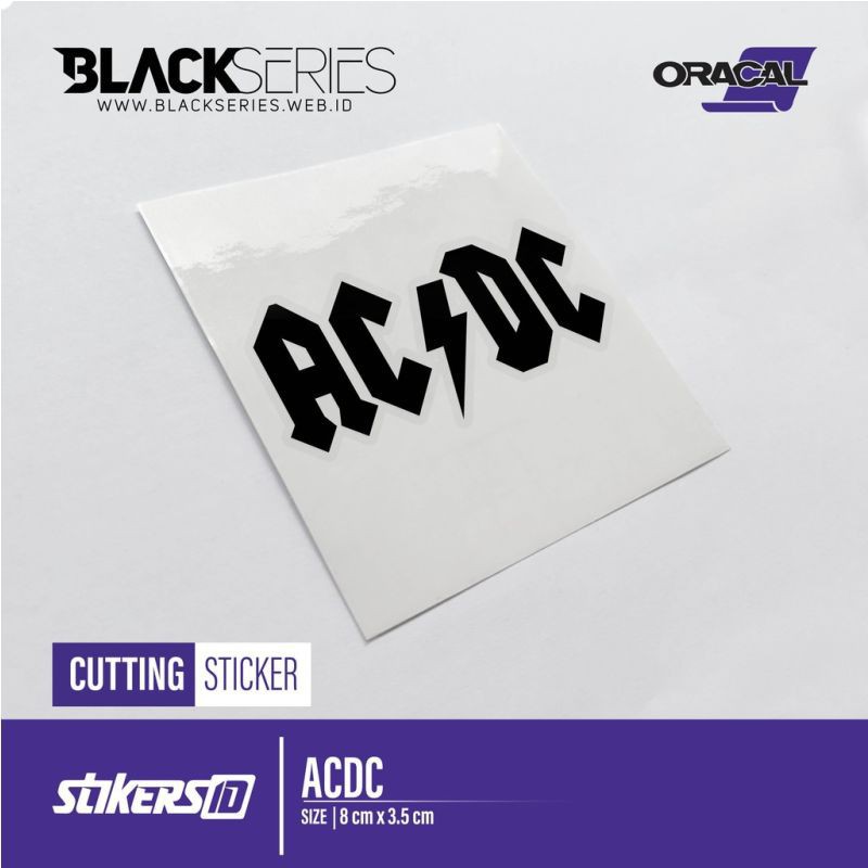 Jual Cutting Sticker Musik ACDC | Stiker ACDC | Stiker Motor | Stiker ...