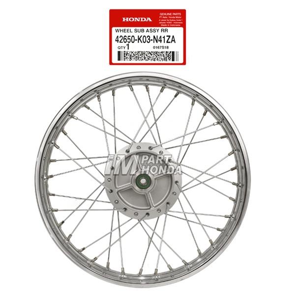 Jual 42650-K03-N41ZA VELG RUJI LAHER BUSHING RODA BELAKANG BLADE REVO ...