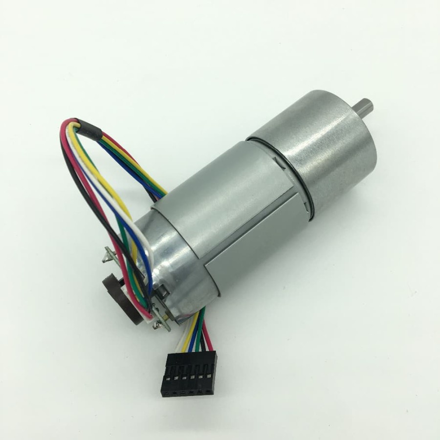 Jual Motor DC Gearbox 12V Torsi 50kg with Speed Encoder 37GB540