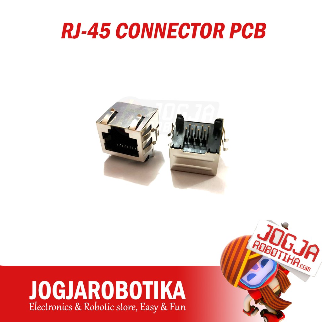 Jual Konektor 8P8C RJ-45 RJ 45 RJ45 LAN Connector PCB | Shopee Indonesia