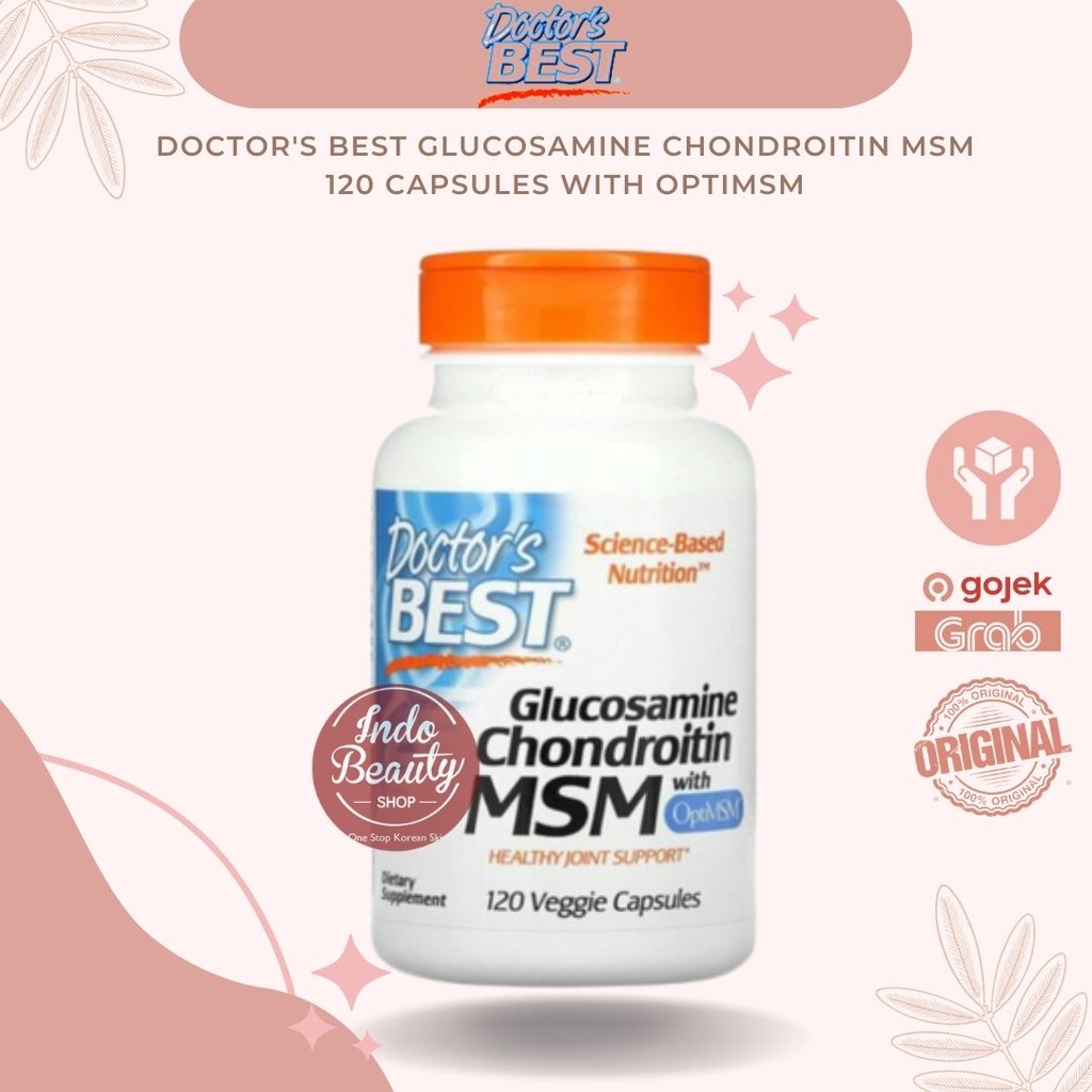Jual Doctor's Best Glucosamine Chondroitin MSM 120 Capsules with