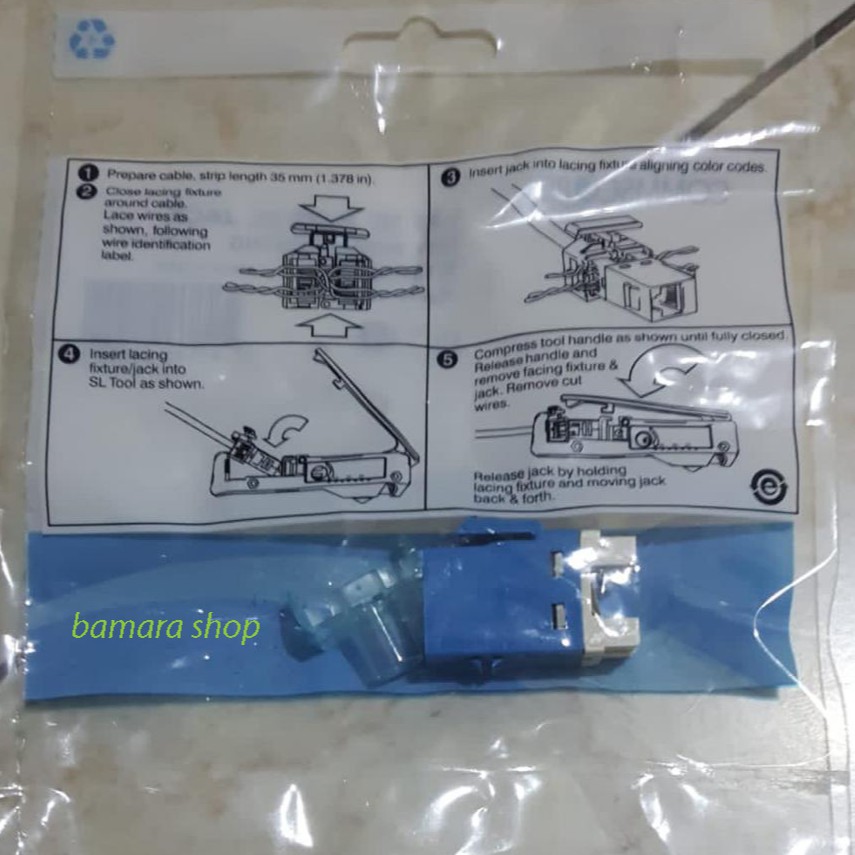 Jual AMP COMMSCOPE modular jack RJ45 cat.5e | Shopee Indonesia