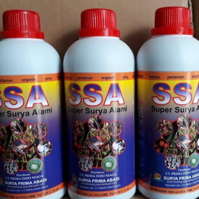 Jual 2 Botol POC-SSA Pupuk Organik Cair Ajaib, Dahsyat Hasil Panennya ...