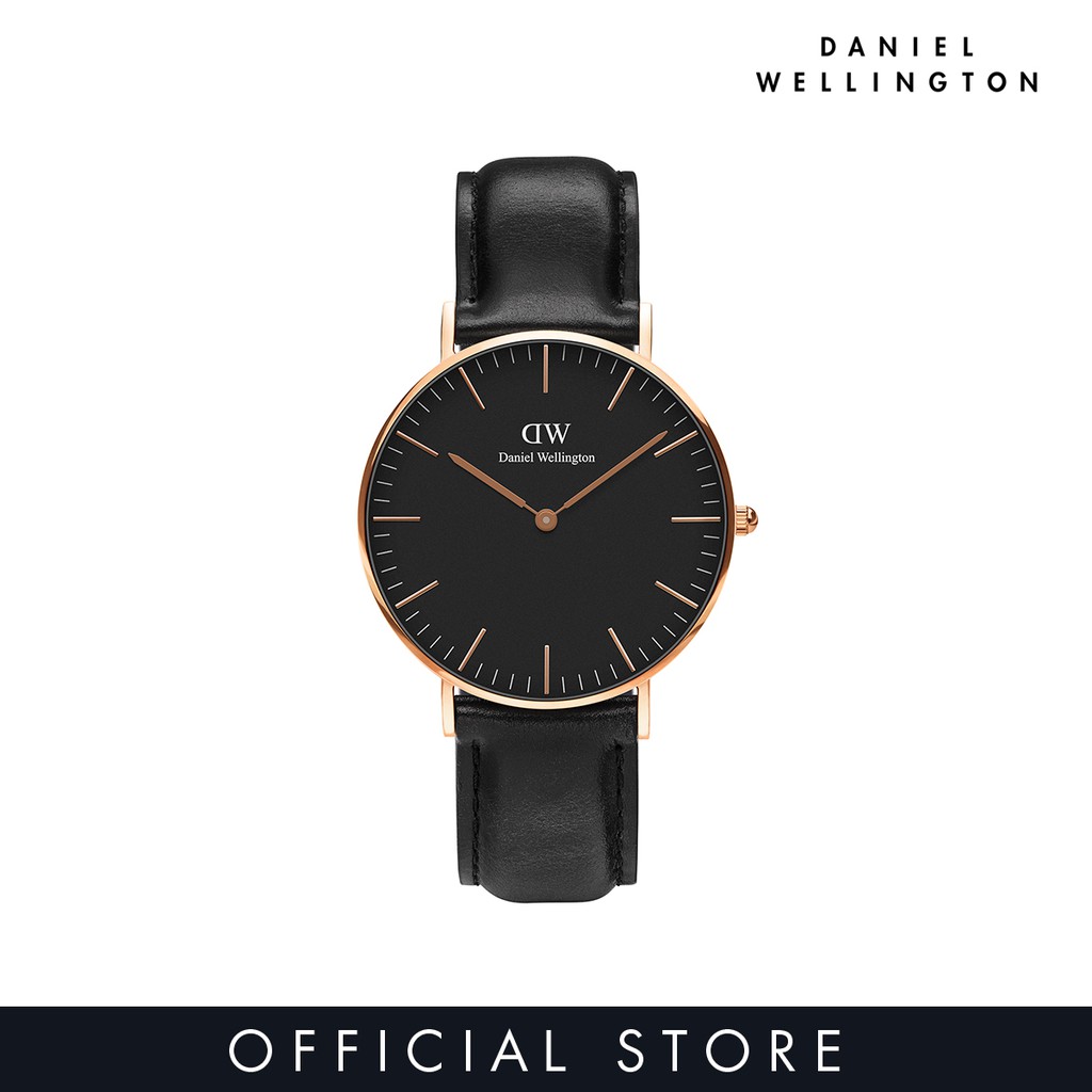 Jual Daniel Wellington Classic Black Sheffield 40mm Rose Gold DW00100127 Shopee Indonesia