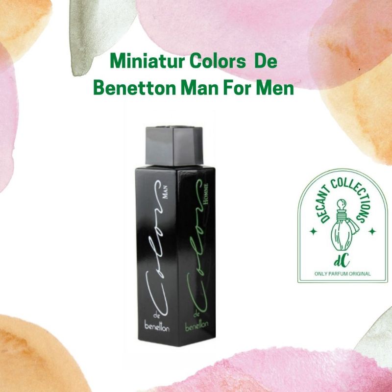 Jual Miniatur Colors De Benetton Man For Men | Shopee Indonesia