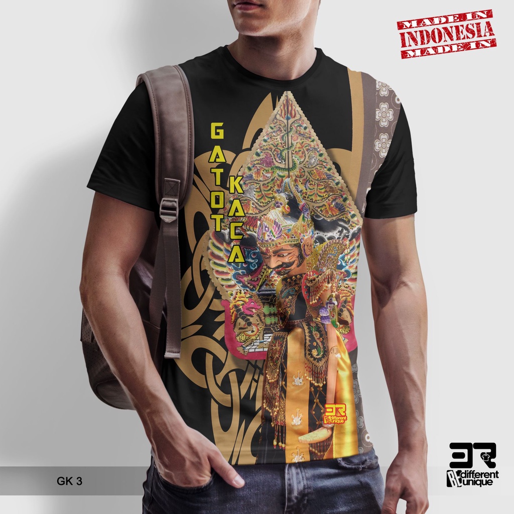 Jual [ COD ] KAOS PRINTING GAMBAR WAYANG GK 3 - BAJU DISTRO ORIGINAL ...