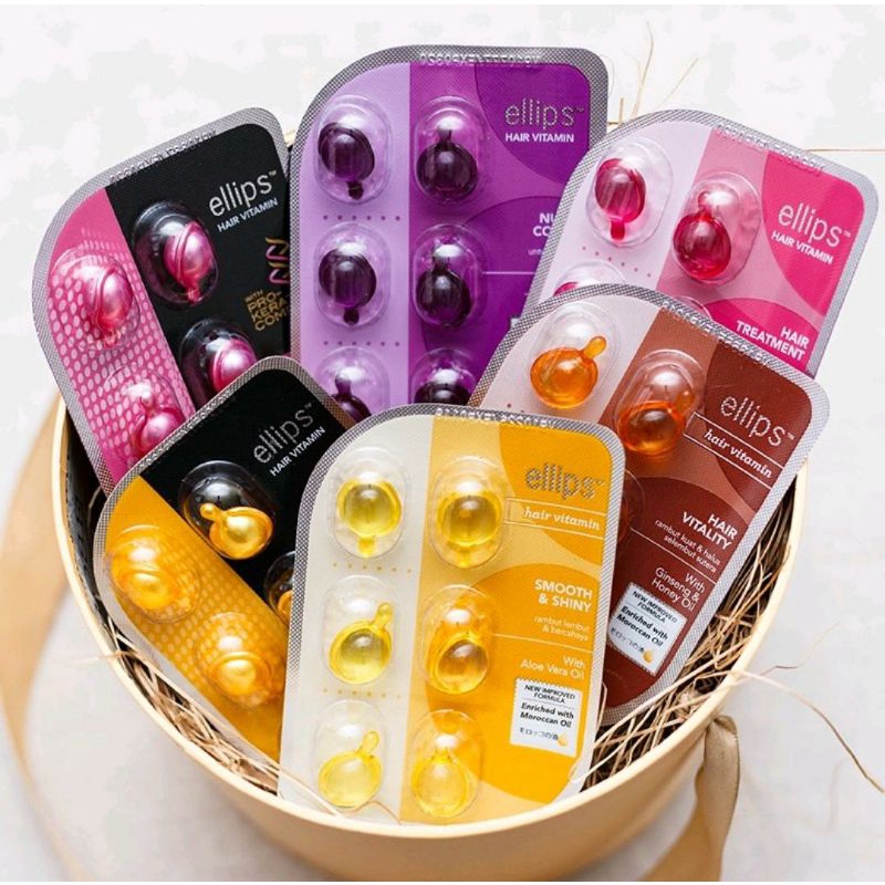 Jual Ellips Hair Vitamin isi 6 pcs | Shopee Indonesia