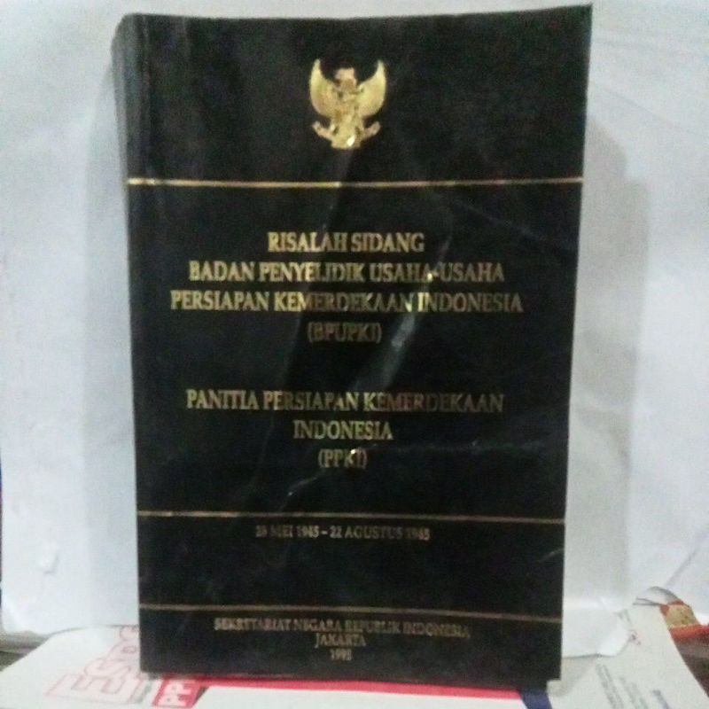 Jual Buku Risalah Sidang Badan Penyelidik Usaha-usaha Persiapan ...