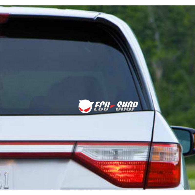 Jual stiker sticker JDM ecu shop 2 warna | Shopee Indonesia
