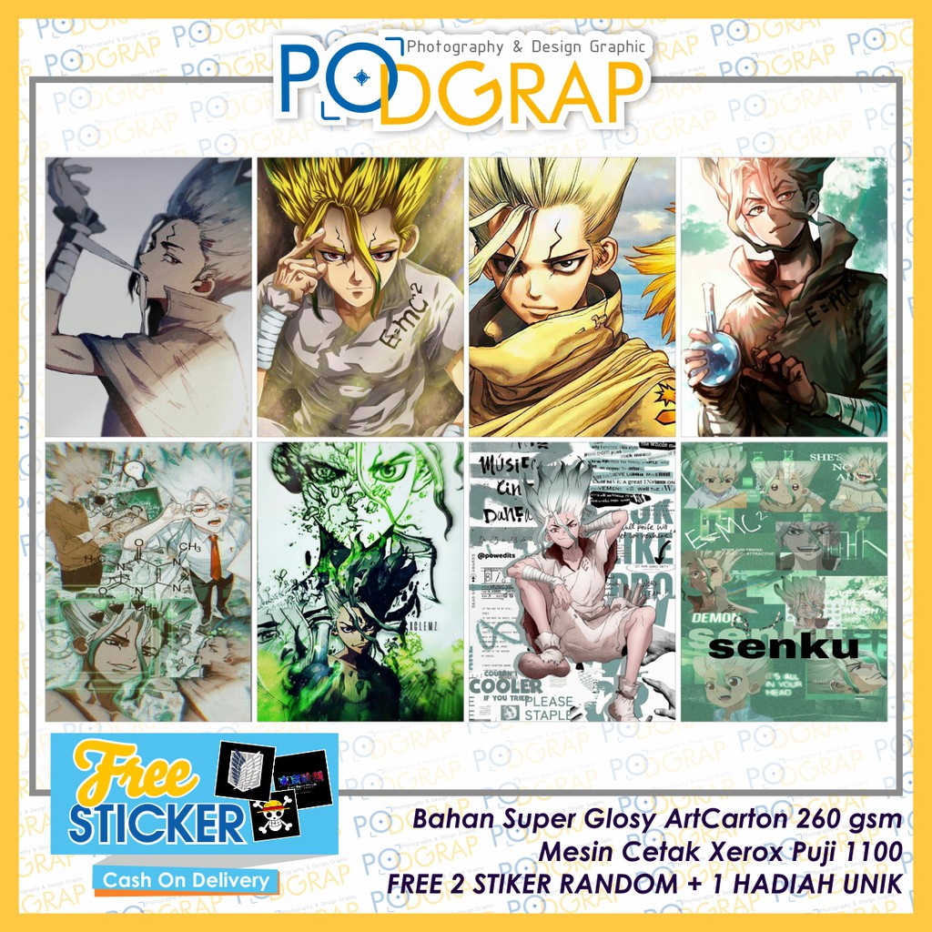 Jual Poster Dingding Dr Stone Senku Shopee Indonesia