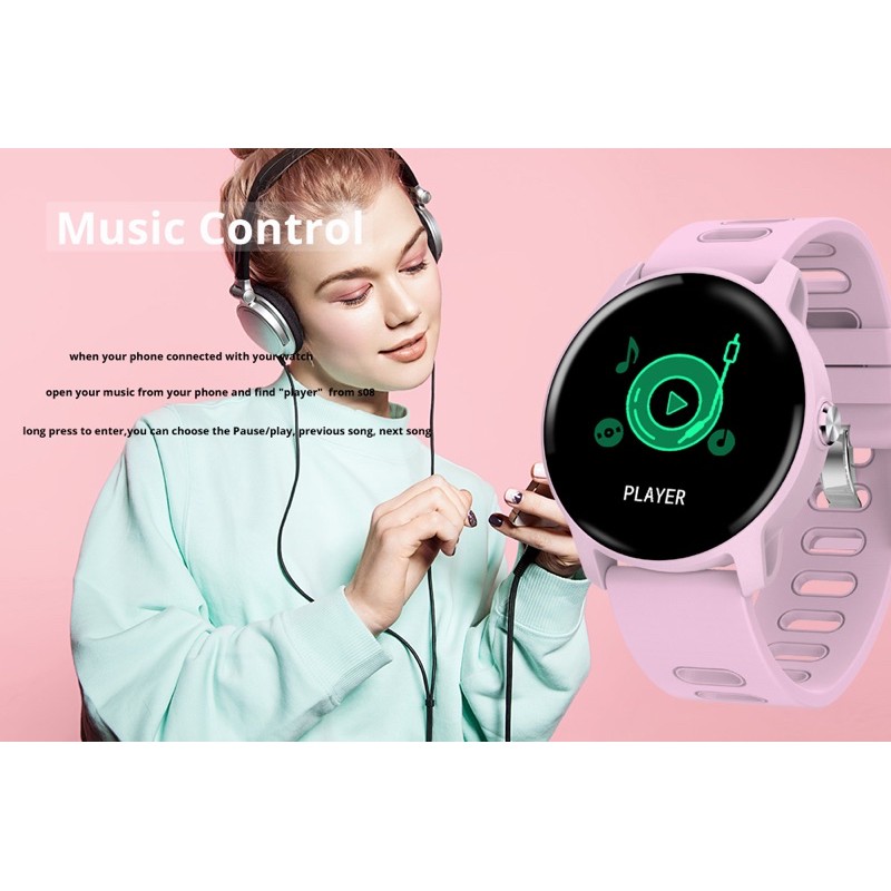 Jual BEST SELLER Jam Tangan Q68 Smart Watch Oksigen WeChat Karet Olahraga Detak Jantung Oksigen Tensi Shopee Indonesia