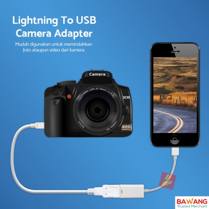 Jual NK102 Lightning to usb camera adapter | Shopee Indonesia