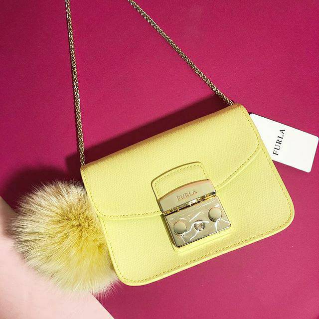 Furla metropolis hot sale mini yellow