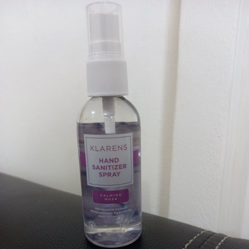 Jual Klarens Hand Sanitizer Spray 60ml Calming Musk Shopee Indonesia