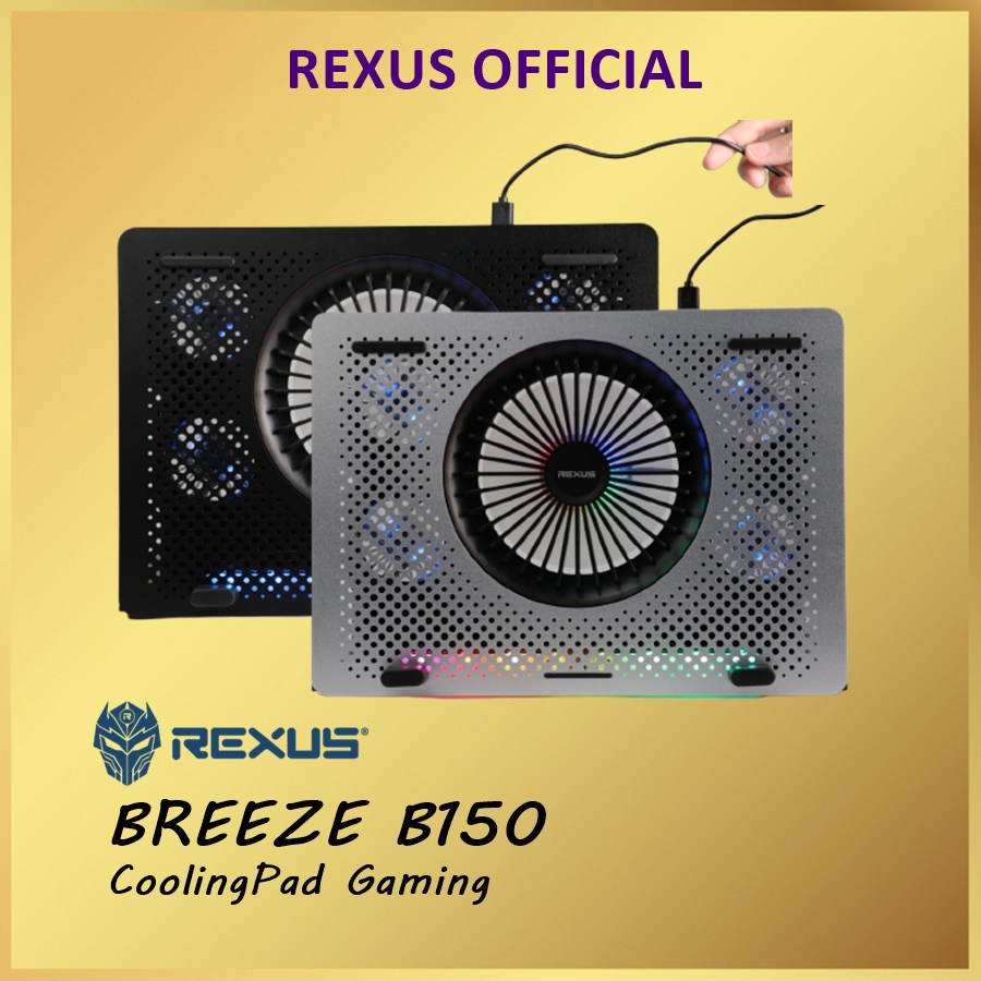 Jual Rexus Breeze B150 CoolingPad / Cooling Pad Gaming B 150 | Shopee ...