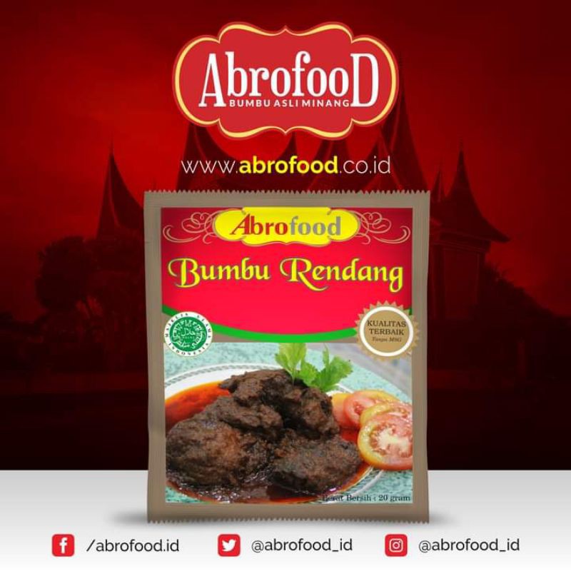 Jual BUMBU RENDANG ASLI MINANG Pembelian 1 renteng 12 psc | Shopee ...