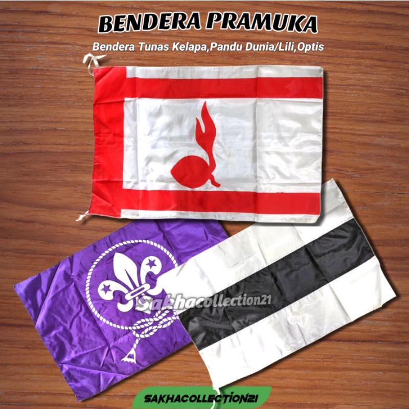 Jual Bendera Pramuka Tunas Kelapa Pandu Dunia Lili Bendera Optis