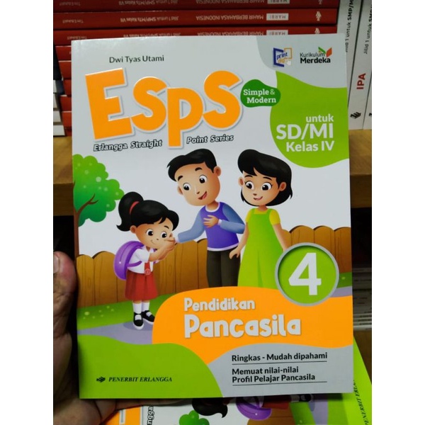 Jual Esps Pendidikan Pancasila SD Kelas 4 Kurikulum Merdeka Erlangga ...