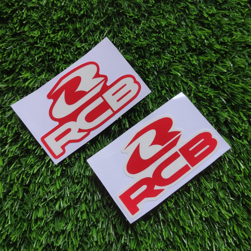 Jual Sticker RCB Besar Laminasi Glossy sudah Cutting Min. order 20 ribu ...