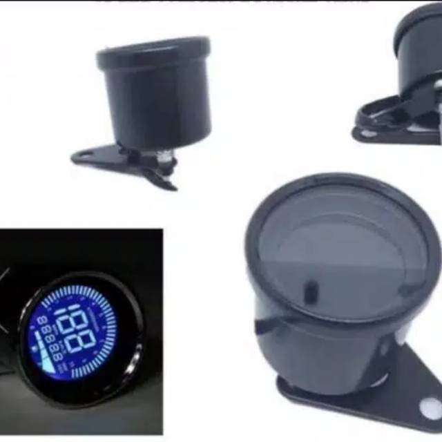 Jual Spido spedometer hitam digital cb japstyle universal | Shopee ...
