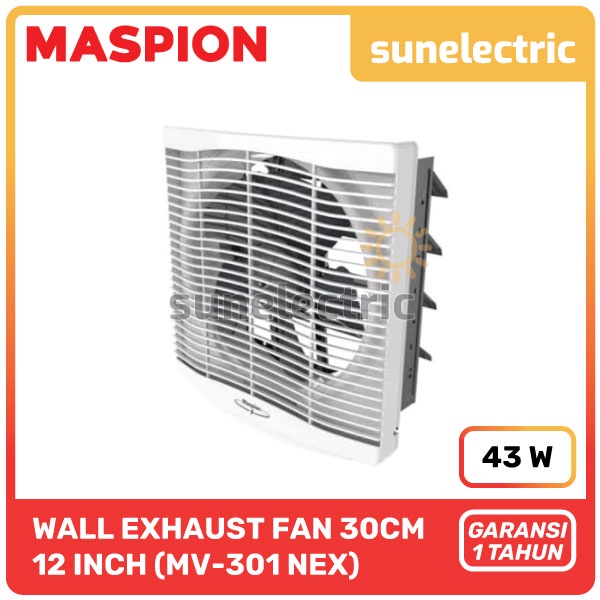 Jual Maspion MV-301 NEX Wall / Dinding Exhaust Ventilating Fan 12 Inch ...