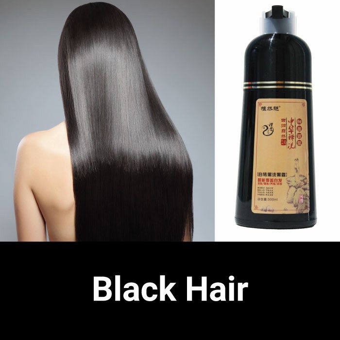 Jual shampoo zhi ran mei hitam, Semir rambut, semit pewarna Rambut