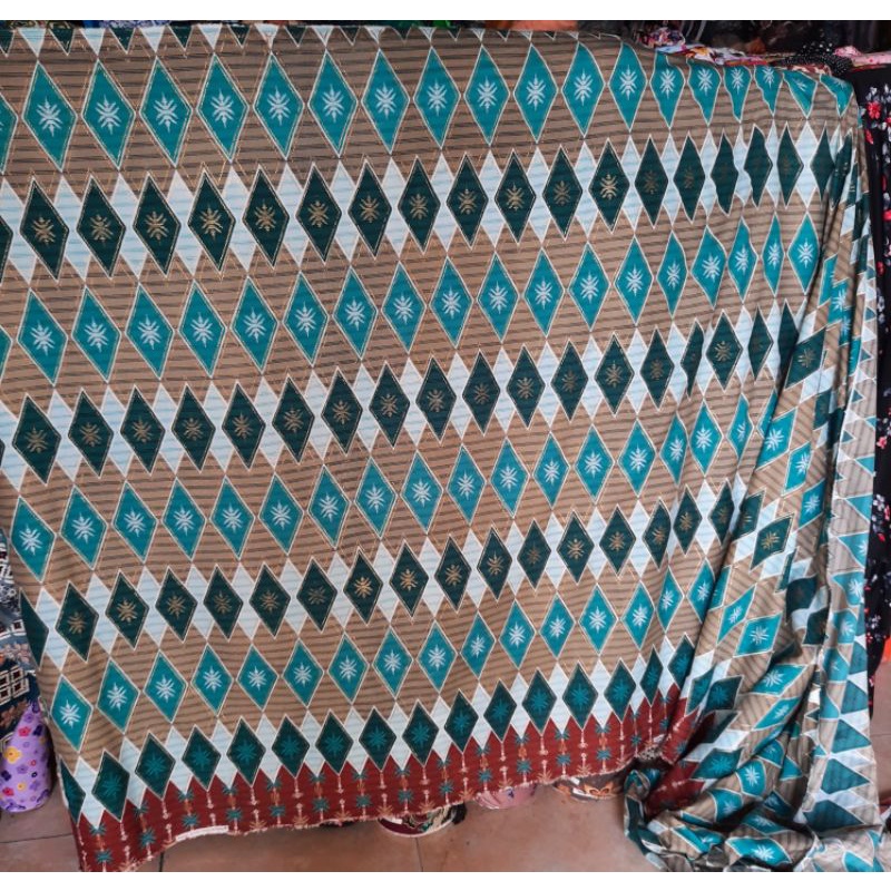 Jual kain batik meteran bsy foil Rang rang collection hrga per50cm ...