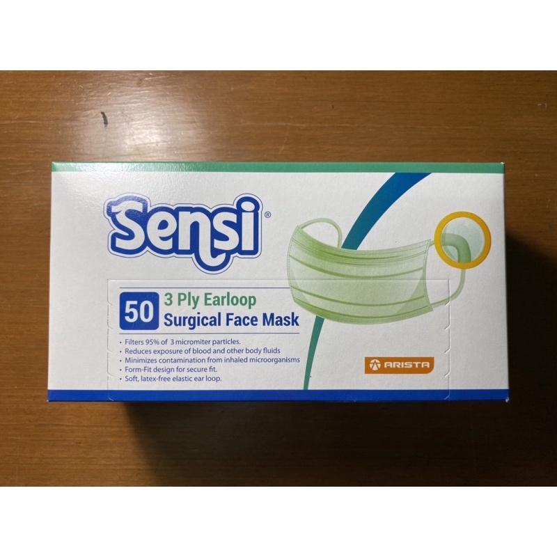 Jual Masker Sensi Earloop Surgical 3 Ply, 1 Box (50 Pcs) | Shopee Indonesia