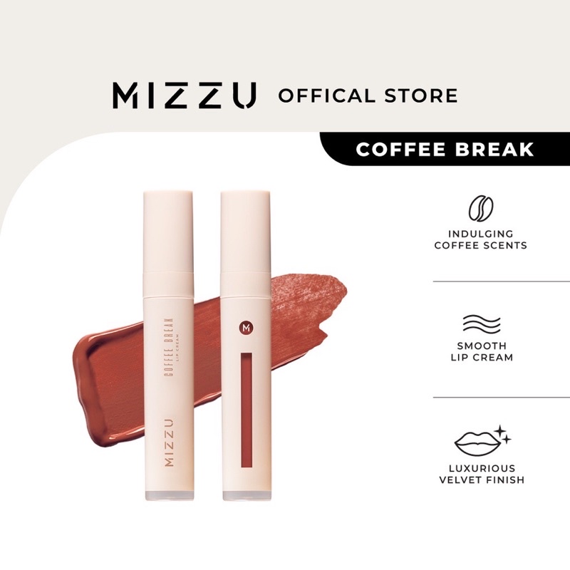 Jual MIZZU - Coffe Break Lip Cream Matte | Shopee Indonesia