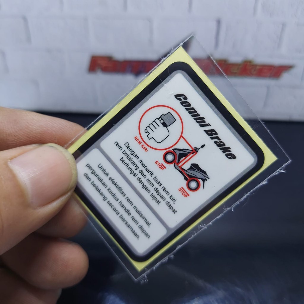 Jual stiker sticker logo COMBI BRAKE | Shopee Indonesia
