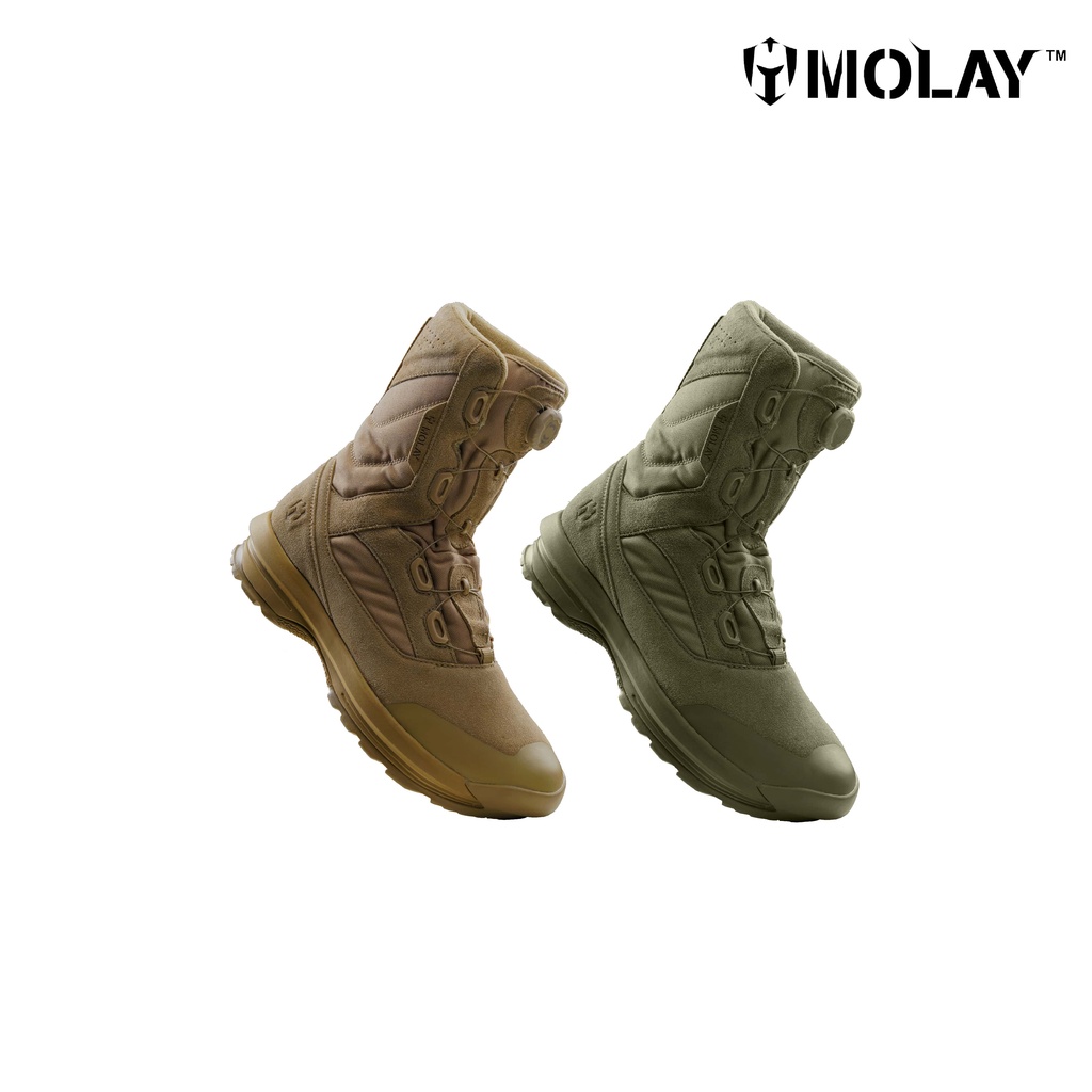 Jual Molay™ Sepatu Honu Tactical Boots Ranger Green Pangoline