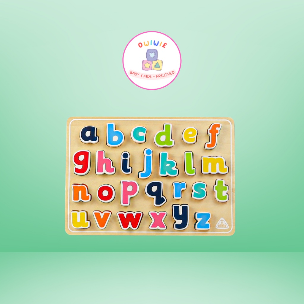 Jual ELC - Alphabet / Letter Wooden Puzzle | Shopee Indonesia