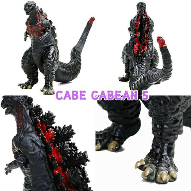 Jual action figure Godzilla Shin merah mainan pajangan hiasan hobby ...