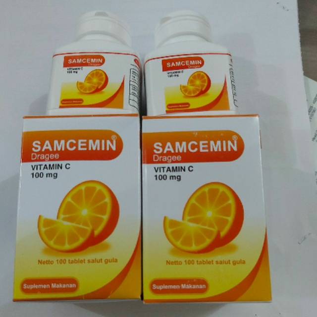 Jual Samcemin Dragee vitamin C 100 mg | Shopee Indonesia