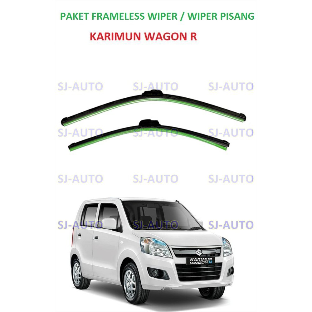 Jual Sepasang Frameless Wiper Wagon R | Shopee Indonesia