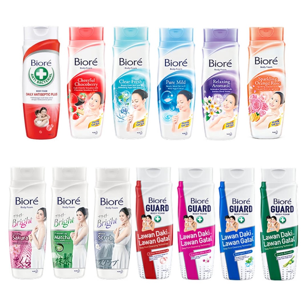 Jual Biore Body Foam Ml Botol All Varian Shopee Indonesia