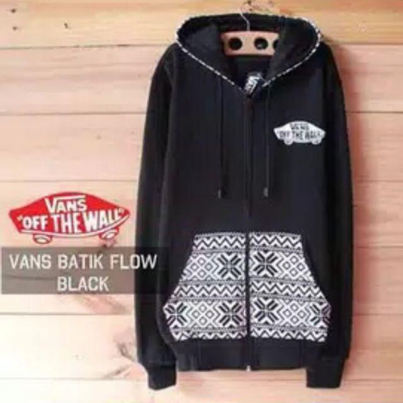 Jual Jaket Vans Batik Jaket Pria hoodie Shopee Indonesia