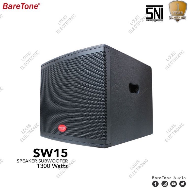 Jual Subwoofer Aktif Baretone Sw Sw Inch Original Shopee