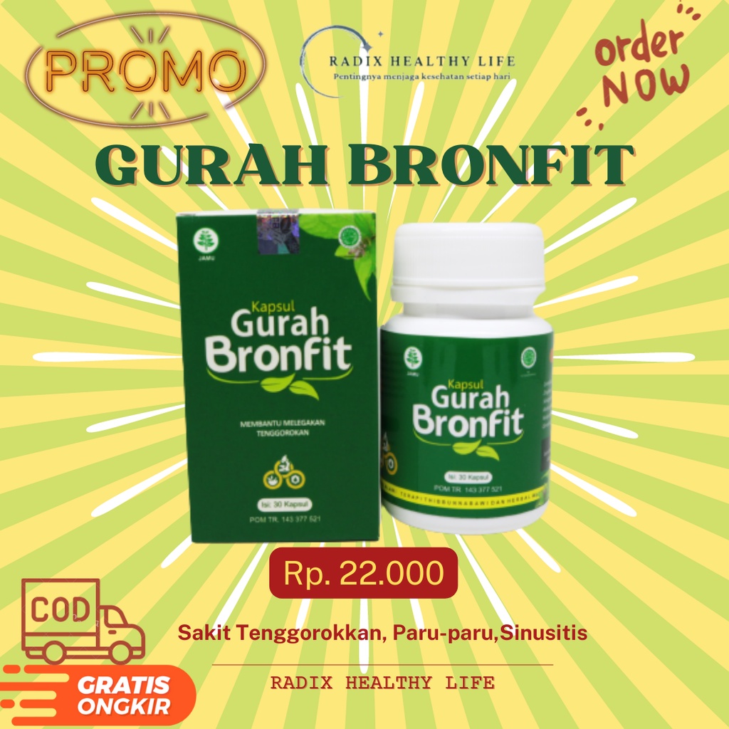 Jual Kapsul Gurah Bronfit Naturafit SiGurah Obat Batuk Sakit ...