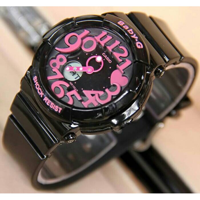 JAM TANGAN BEST SELLER CASIO BABY G SHERINA BLACK PINK