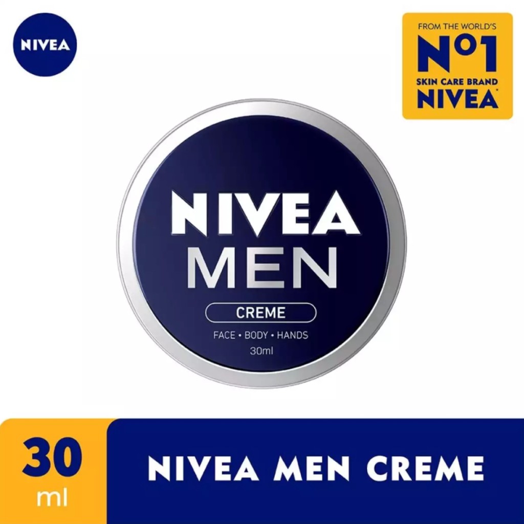 Jual NIVEA Men Creme Moisturizer Face And Body 30ml NIVEA Men Cream ...