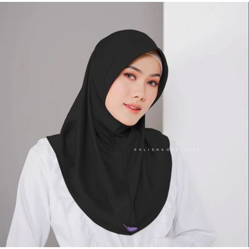 Jual (SPORTY) Hijab Sport Menutup Dada/Hijab Olahraga/Lycra Jersey