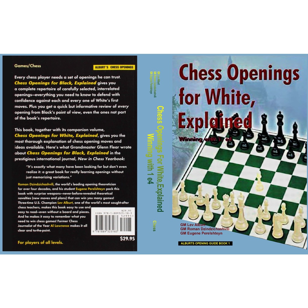 Alburt, lev & dzindzichashvili & perelshteyn chess openings for