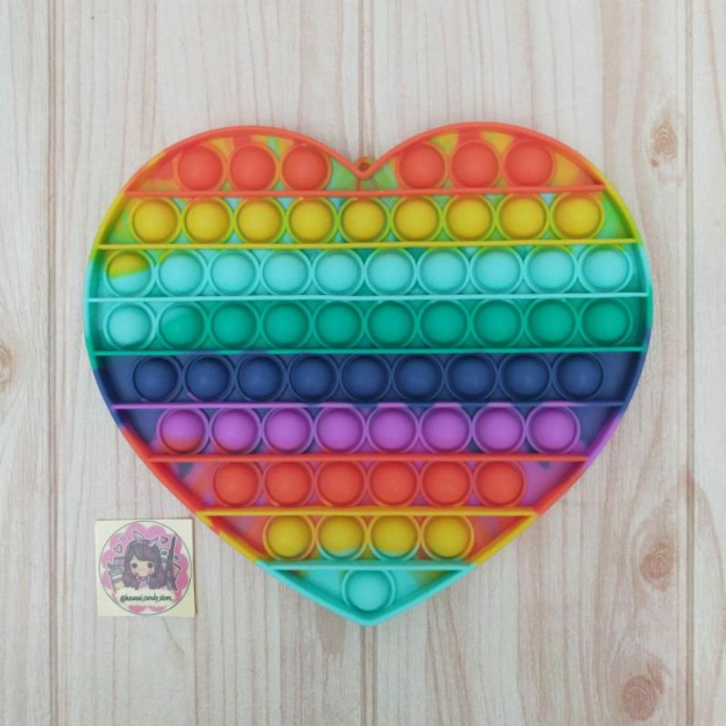 Jual Pop It Rainbow JUMBO (size : 20 cm) | Shopee Indonesia