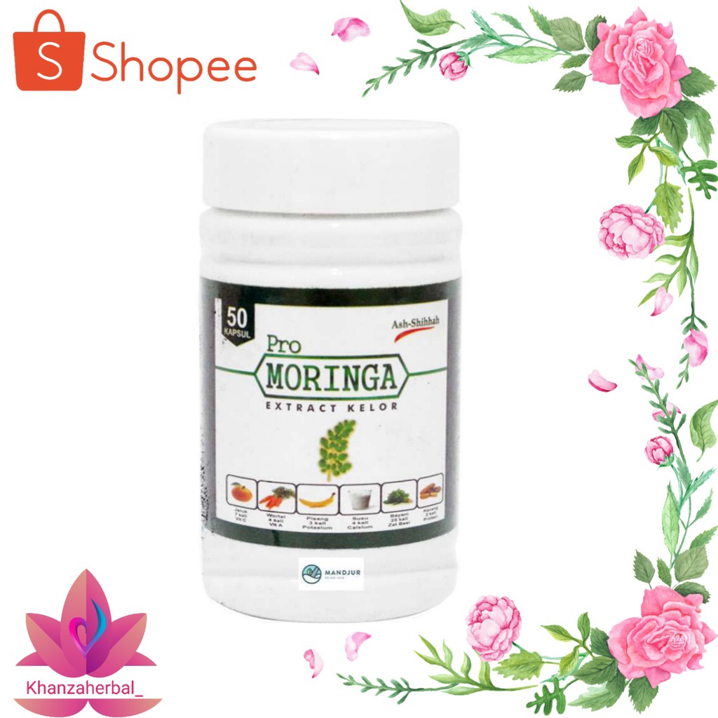 Jual Pro Moringa Kapsul Ekstrak Daun Kelor Original Shopee Indonesia