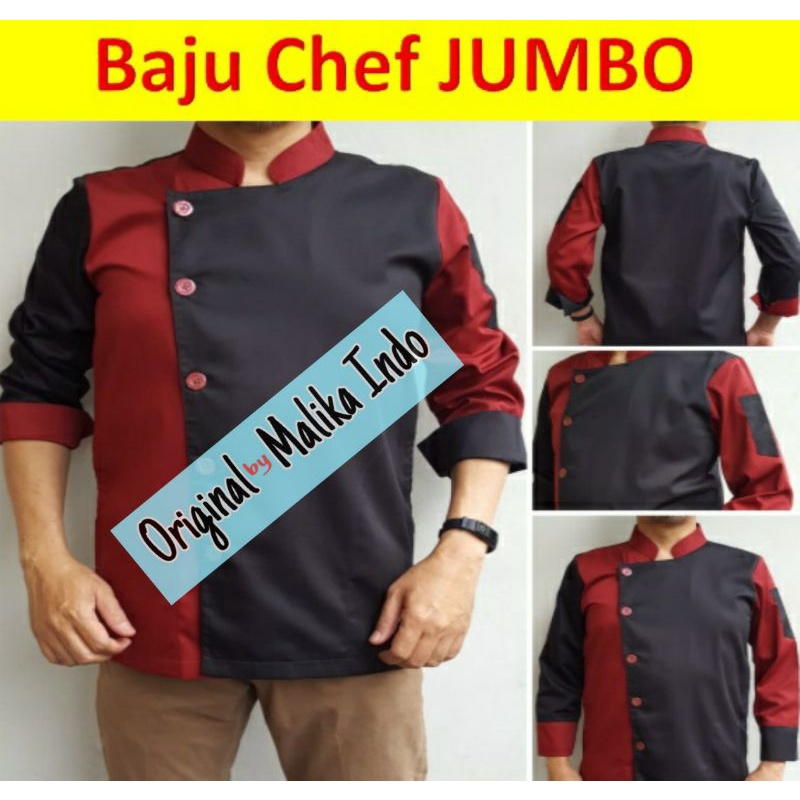 Jual Baju Chef Jumbo Chef Jacket ukuran Besar | Shopee Indonesia