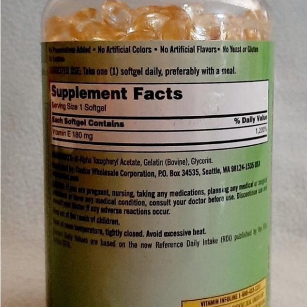 Jual evitamin kirkland vitamin e 400 iu/ repacking isi 50 softgel vitamine. Shopee Indonesia