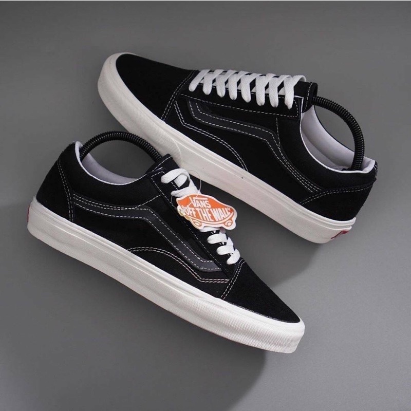 Jual SEPATU VANS OLD SKOOL WHITE LIST BLACK PREMIUM BNIB GRADE ORIGINAL ...